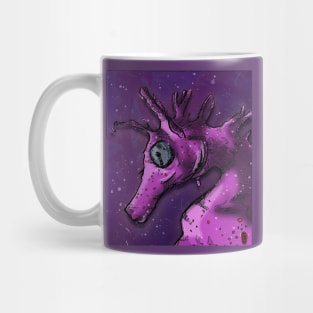 A Seahorse Purple Mug